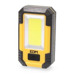 Zarivy Torcia LED COB 8 W 500 lm ricaricabile con USB. Include gancio, magnete e supporto. Funzione Power Bank. Ideale per il campeggio e le emergenze. Viene fornito con cavo di ricarica per un