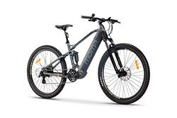 moma bikes Bicicletta MTB Elettrica VAE, EMTB 29", Alluminio, SHIMANO ALTUS 24v, Doppie sospensioni, Freni a Disco idraulico Batteria integrata Litio 48V 13Ah
