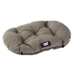 Ferplast Panier Chien Relax, Coussin pour Chiens de Petite Taille, Panier Chat, Tapis pour niches et Voitures, Lavable, en Coton avec Rembourrage Doux, 55 x 36 cm. Marron