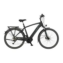 Fischer Viator 4.1i, Bici elettriche Trekking | E-Bike, Nero Opaco, Rahmenhöhe 50 cm