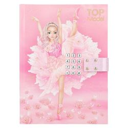 Depesche TOPModel Ballet 12712 Diary with Number Code and Sound, Book with 80 Lined and Colourful Illustrated Pages