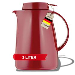 Helios Servitherm Vacuum Jug Red 1 Litre