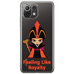 ERT GROUP mobiltelefonfodral för Xiaomi 11 LITE 4G/5G originalt och officiellt licensierat Disney mönster Jafar 001, gedeeltelijk transparant