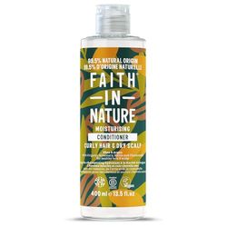 Faith In Nature, Après-Shampooing Naturel au Karité et à l'Argan Faith In Nature, Nourrissant, Vegan & Cruelty Free, Sans Parabènes & SLES, Pour Cheveux Secs à Très Secs, 400ml