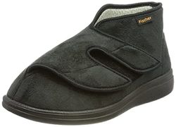 Fischer Unisex Bad Wiessee pantoffel, zwart, 44 EU 3X-Weit