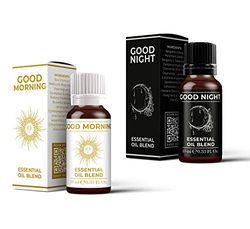 Good Morning & Good Night eterisk olja blandning tvillingpaket (2 x 50 ml)