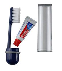 Cao Camping Brosse à Dents avec Tube, Mixte Adulte, Bleu, Taille unique