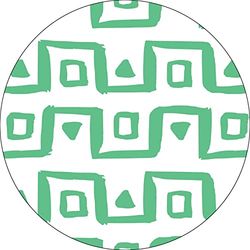 Bonateks, Round Digital Printed Mouse Pad, Non-Slip Base, for Office and Home, Diameter:22cm