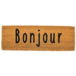 Douceur d'Intérieur Rectangle PAILLASSON, Coir, Multicolored, 25 x 75 CM