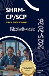 SHRM-CP/SCP Study Guide Journal: Answer Sheet And Workbook For Test Prep And Revision