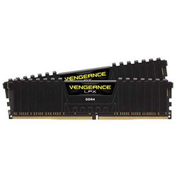 CORSAIR VENGEANCE LPX 64GB (2 x 32GB) DDR4 3000 (PC4-24000) C16 1.35V Desktop Memory - Black