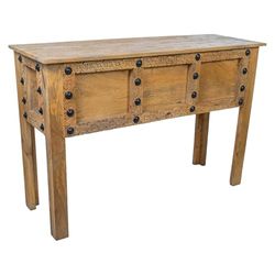 CONSOLA MADERA NATURAL