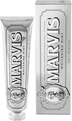 Marvis Whitening Toothpaste, Mint, 85ml, Promotes the Natural Whitening of the Teeth, Plaque Removal Toothpaste, Long-Lasting Freshness