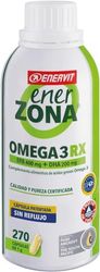 Enervit, Enerzona Omega 3 RX, Sin Retrogusto, Suplementos de Ácidos Grasos Omega 3 para Corazón, Vista y Cerebro, Cápsulas de Aceite de Pescado Omega 3, Sin Gluten, Frasco de 270 Cápsulas de 1 g