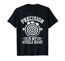 Precisione è il mio secondo nome Gioco Giocatore sportivo Maglietta