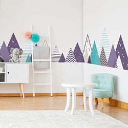 Ambiance Sticker Stickers Enfant Montagnes scandinaves grihska 50 x 85 cm