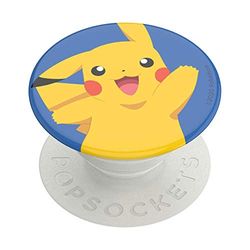 PopSockets: PopGrip - Soporte y Agarre para Teléfonos Móviles y Tablets con un PopTop Intercambiable - Pokémon - Pikachu Knocked