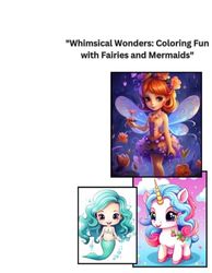 1."Whimsical Wonders: Coloring Fun with Fairies and Mermaids"