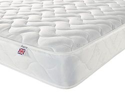 Aspire Beds Stratus White 3 Sleep Comfort Layers & AC Aspire-Cool Touch Sleep Surface Hybrid Bonnell 500 Sprung & Memory Foam Premium Economy Mattress, 4ft Small Double (4ft x 6ft3)
