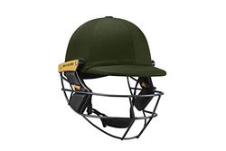 Masuri Unisex Adult OS2 Test Steel Cricket Helmet - Green, Small