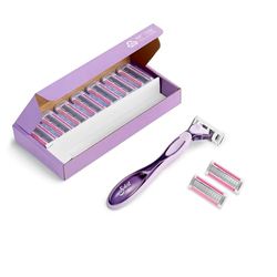 BIC Click 5 Soleil Rasoir Rechargeable Femme (5 Lames et Tête Pivotante) avec Bande Librifiante - 1 Rasoir + 10 Recharges