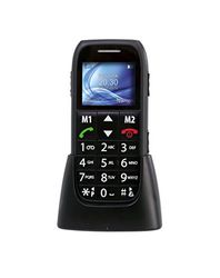 Fysic FM-7500 Mobiele Senioren Telefoon 32GB met Grote Toetsen - GSM Mobiele Telefoon met SOS-Knop - Inclusief Laadstation - Zwart