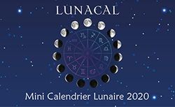 Lunacal, mini calendrier lunaire 2020