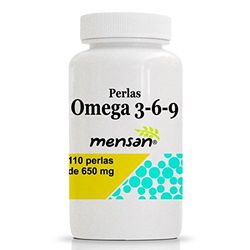 Perlas Omega 3 6 y 9 110 perlas de 650 mg Mensan