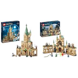 LEGO 76402 Harry Potter Hogwarts: Despacho de Dumbledore, Castillo de Juguete & 76415 Harry Potter La Batalla de Hogwarts, Castillo de Juguete