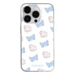ERT GROUP mobiltelefonfodral för Apple Iphone 14 PRO originalt och officiellt licensierat Babaco mönster Flowers 043 optimalt anpassad till formen på mobiltelefonen, fodral tillverkad av TPU-plast