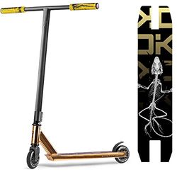 SOKE PRO Street Neo Stunt Scooter Chrome Kick Scooter with ABEC 9 Ball Bearings Scooter Adults and Children Soke Various Designs Available Size: 100 x 24 mm