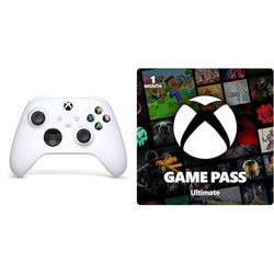 Xbox Wireless Controller - Robot White + Game Pass Ultimate | 1-Month Membership