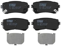 TRW GDB3636 Conjunto de 4 pastilhas de travão para Hyundai Tucson III (TL, TLE) 2015-2023 eixo traseiro e outros veículos