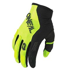 O'NEAL Unisex Handschuhe Element Racewear, Schwarz Neon Gelb, M, E032-E