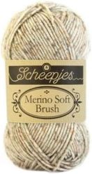 Scheepjes Soft Brush Cotton Yarn, 50% Merino Wool, Microfibre, 25% Acrylic, 257 Van der Leck, 1x50g