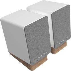 Onkyo Creator Series GX-10DB Powered Monitors, White - 3" woofer, USB-C, Line/Phono, Optical, Bluetooth 5.3 LE Audio