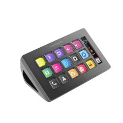 Mars Gaming MSD-ONE, Control Däck Slim, 15 Anpassningsbara LCD-Knappar, Förstorad LCD Skärm, Kontrollprogramvara och Plug-ins, Kompakt Control Däck Ergonomisk Slim Design, Windows och MacOS, Svart