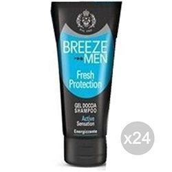 BREEZE Set 24 Doccia Viaggi 50Ml Fresh Protec Mignon Cura E Pulizia del Corpo, Multicolore, Unica