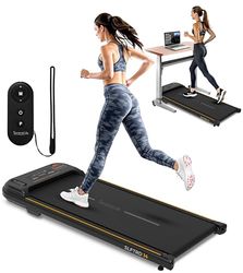 SereneLife Draagbare Loopband- Compacte Hardloopband- Elektrische Fitness Loopband voor Onder het Bureau- Slimme Snelheidsregeling- Loopmat- Mini Draagbare Thuisloopband