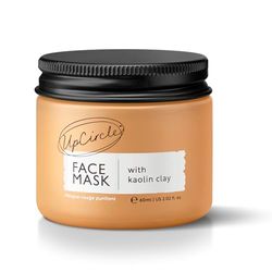 UpCircle Hydrating Kaolin Clay Face Mask with Olive Powder 60ml - Detoxifying Mask To Clear Spots, Blackheads + Prevent Breakouts - Turmeric Oil, Aloe Vera, + Cocoa Butter – Natural + Vegan