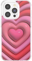 PopSockets: PopCase (för MagSafe) – telefonfodral för iPhone 15 med ett omplacerbart popGrip glidande telefonstativ och grepp med en utbytbar topp, PowerPuff Girls – Suga rosa