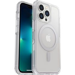 OtterBox Symmetry+ Clear skal för iPhone 13 Pro for MagSafe, stöttåligt, fallsäkert, skyddande tunt skal, testad till militärstandard x3, antimikrobiellt skydd, Klar