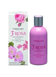 L’Erbolario - Gel de ducha y baño 3 Rosa, pack 1 x 250 ml
