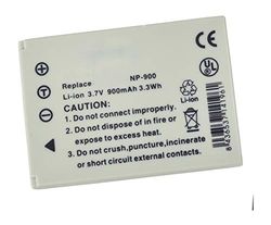 amsahr Grade A Celle della batteria (1200 mAh, 3.7 V) per Minolta Grigio