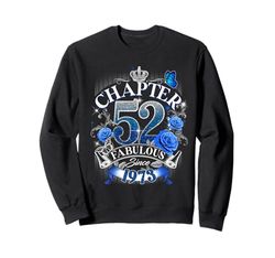 Womens Chapter 52 Fabulous Since 1973 52nd Birthday Design Felpa