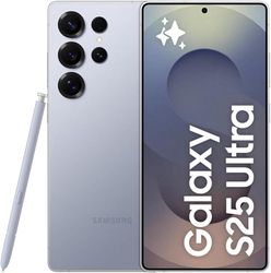 Samsung Galaxy S25 Ultra AI Smartphone met Galaxy AI, zonder abonnement, mobiele telefoon met Android, 12 GB RAM, 256 GB geheugen, 200 MP-camera, titanium zilverblauw, 3 jaar fabrieksgarantie