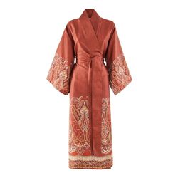 Bassetti SABBIONETA 9331466 - Kimono (100% algodón, satén), color burdeos R2