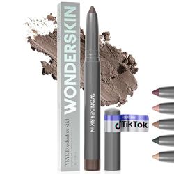 Wonderskin IYKYK Ombretto Stick - Ombretti in Stick A Lunga Tenuta, Ombretto Shimmer A Prova di Movimento E Impermeabile con Temperino Incorporato (Frassino)