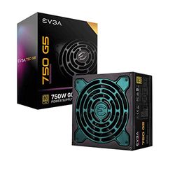 EVGA 220-G5-0750-X2 SuperNOVA 750 G5, 80 Plus guld 750 W, helt modulär, eko-läge med FDB-Fläkt, Power ON Självtestare, Kompakt 150 mm storlek, strömförsörjning, 1 storlek, Svart