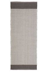 Jute & Co. Nevada Tappeto in Cotone, Grigio, 57 x 135 cm